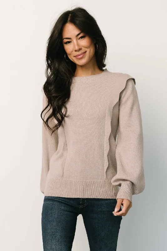 Stowe Sweater | Latte