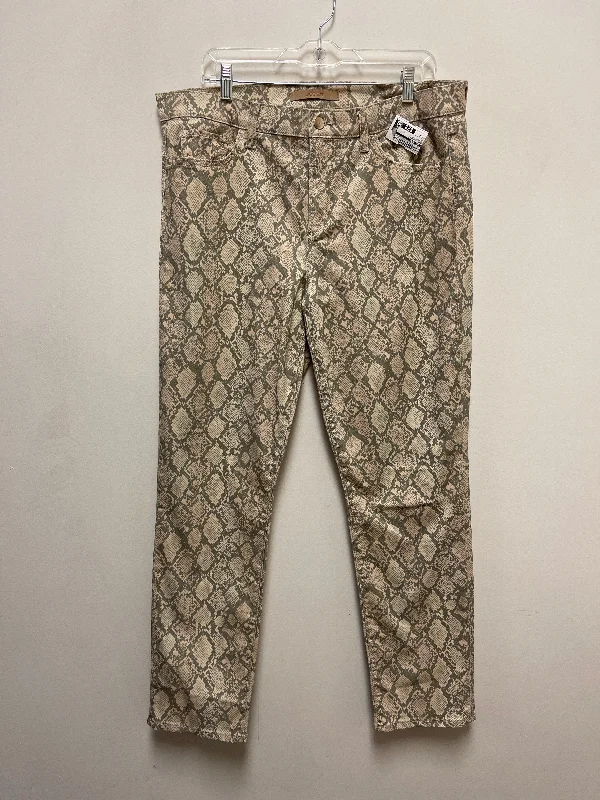 Jeans Straight By Joes Jeans In Snakeskin Print, Size: 16