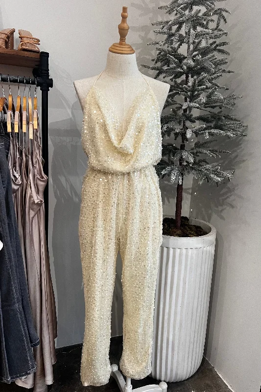 JIMMY SEQUIN JUMPSUIT