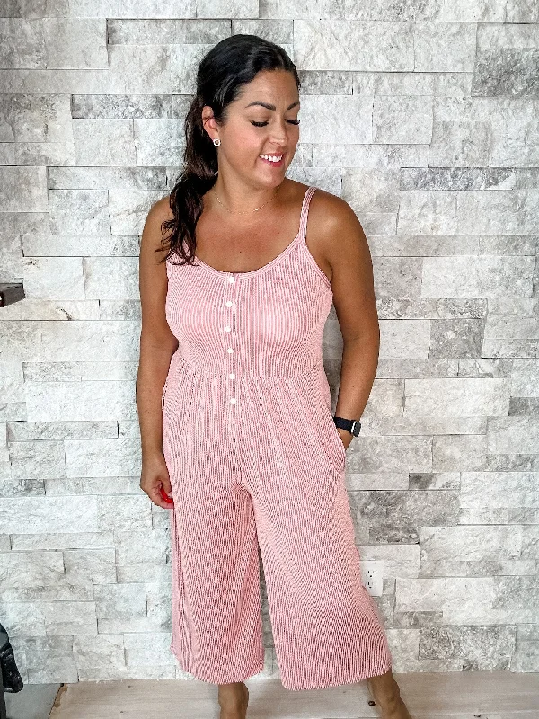 For The Thrill Jumpsuit in Mauve (S-XL)