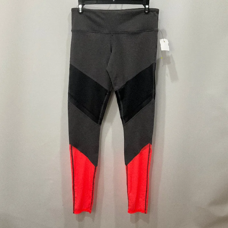 Athletic Leggings By Alo In Grey, Size: M