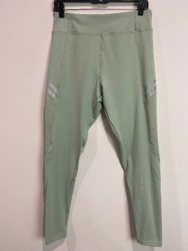 Athletic Leggings By Fashion Nova In Green, Size: L