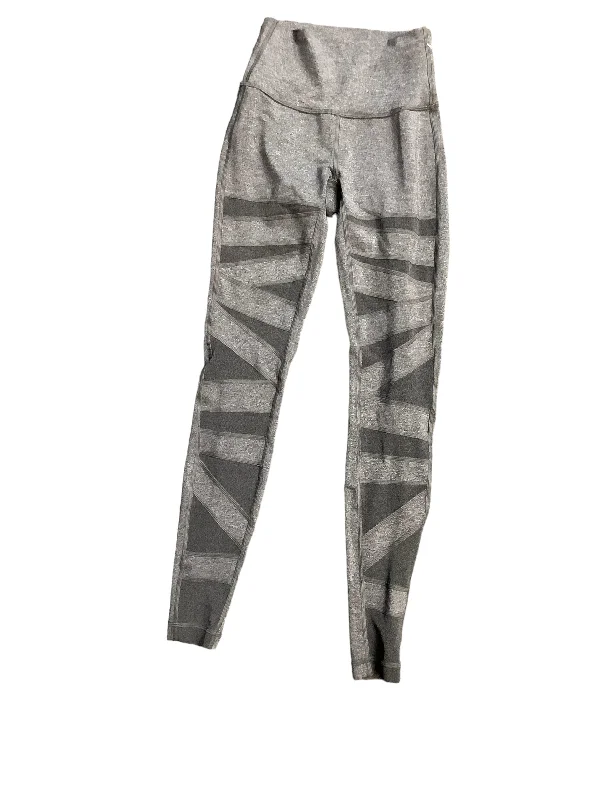 Athletic Leggings By Lululemon In Grey, Size: 4