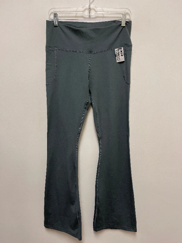 Athletic Leggings By Under Armour In Grey, Size: L