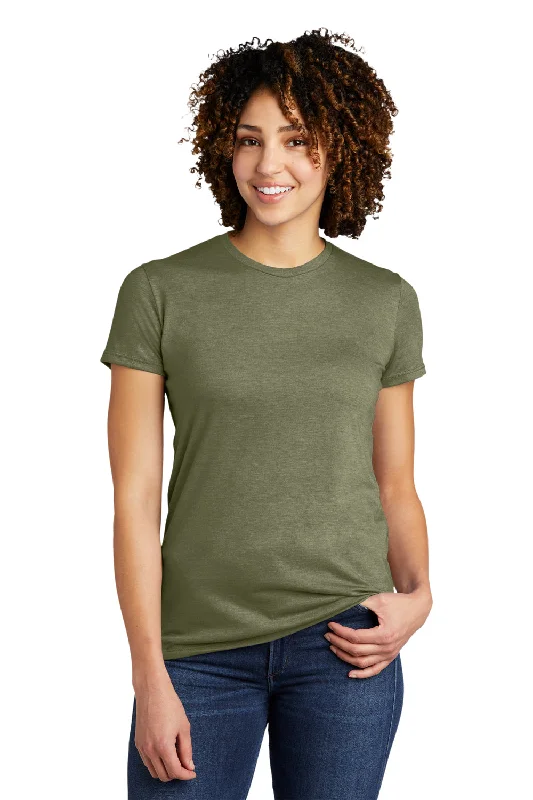 Allmade Womens Short Sleeve Crewneck T-Shirt - Olive You Green