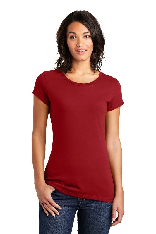 District Womens Very Important Short Sleeve Crewneck T-Shirt - Classic Red