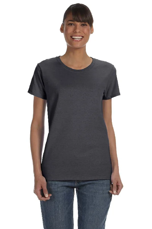 Gildan Womens Short Sleeve Crewneck T-Shirt - Charcoal Grey