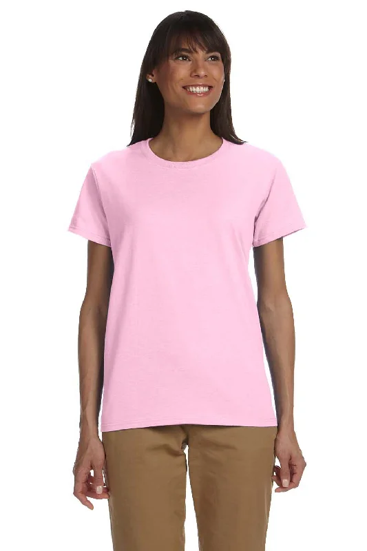 Gildan Womens Ultra Short Sleeve Crewneck T-Shirt - Light Pink