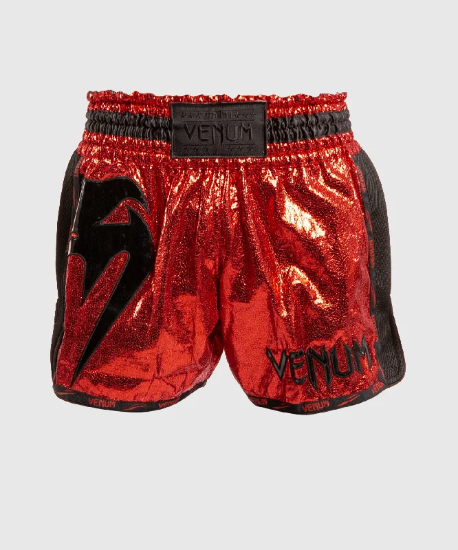 Venum Giant Foil Muay Thai Shorts - Red/Black