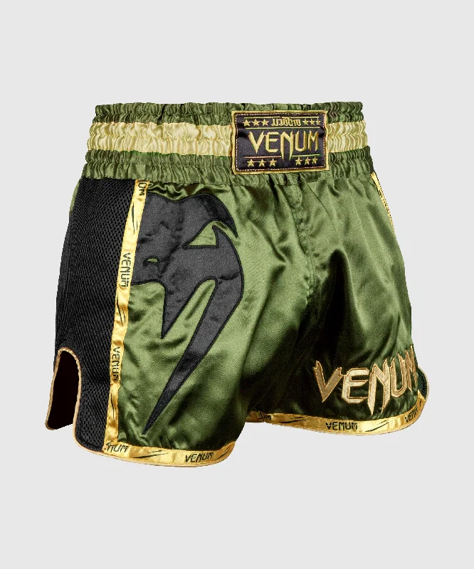 Venum Giant Muay Thai Shorts - Khaki/Black